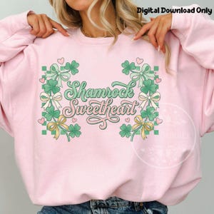 Coquette St. Patrick's Day PNG, Girls St. Patrick's Day Shirt Design, Checkered St. Patrick's Day Sublimation File, Shamrock PNG