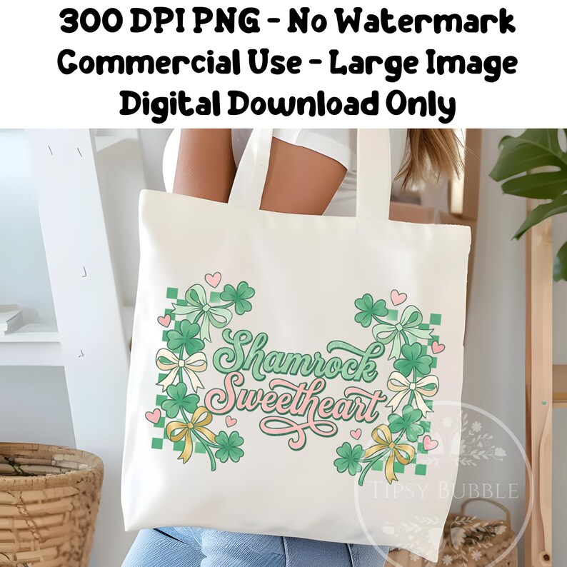 Coquette St. Patrick's Day PNG, Girls St. Patrick's Day Shirt Design, Checkered St. Patrick's Day Sublimation File, Shamrock PNG