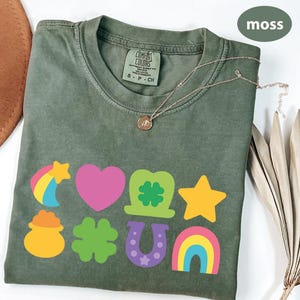 Comfort Colors® St Patrick's Day Shirt, Rainbow Shirt, Lucky Charm Shirt, Irish Day Shirt, Happy Shamrock Shirt, Lucky St Patricks Day Shirt