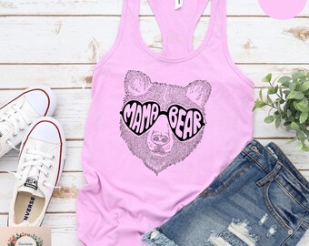 Mama Bear-Baby Bear Tank Top, Bear Family Matching Outfits, Mothers Day Tank Top, New Mom Tank Top, Mama Bear Tank Top, Baby Bear Tank Top