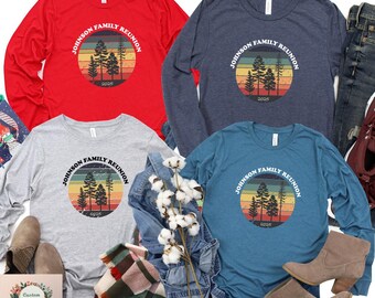 Custom Camping Long Sleeve Shirt: Family Vacation Road Trip