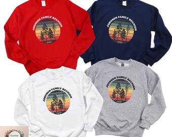 Custom Camping Trip Sweatshirt: Family Vacation Matching Hoodies