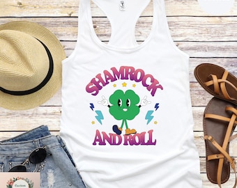 Shamrocks St.Patrick's Day Tank Top,Shamrock and Roll Tank Top,Saint Patricks Day Tank Top,Irish Clover Tank Top,Funny St Patrick’s Tank Top