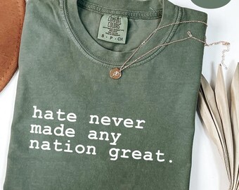Comfort Colors Racial Equality Shirt: Social Justice Tee