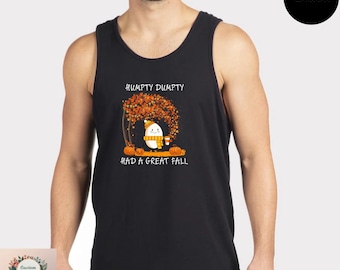 Camiseta sin mangas de Humpty Dumpty para otoño: Disfraz de Halloween a la moda