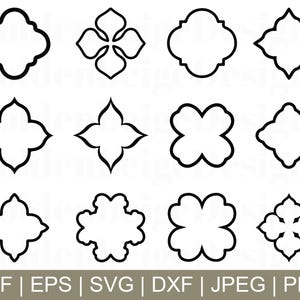 Quadrifoglio Svg, Quadrifoglio Vettore, Quadrifoglio Silhouette, Quadrifoglio File Tagliato, Jpeg, Png