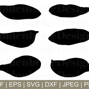 Yam Svg, Yam Silhouette, Sweet Potato Vector, Sweet Potato Cricut, Thanks Giving, Png, Jpeg