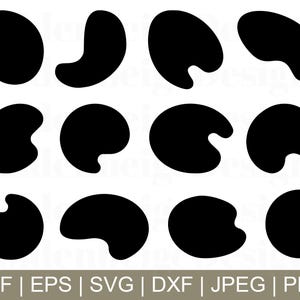 Paint Palette Svg, Paint Palette Vector, Paint Palette Silhouette, Dxf, Jpeg, Png