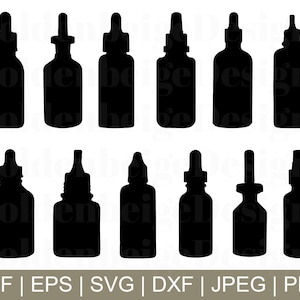 Dropper Bottle Svg, Dropper Bottle Vector, Bottle Dropper Silhouette, Dropper Cricut, Bottle Dropper Clipart