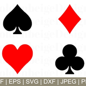 Speelkaart past bij Svg, speelkaart past bij vector, speelkaart past bij Cricut, dxf, jpeg, png