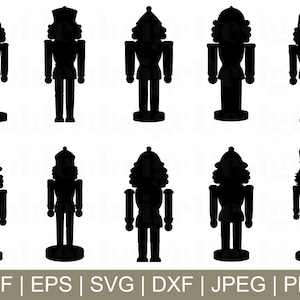 Nutcracker Svg, Nutcracker Cut File, Nutcracker Silhouette, Nutcracker Cricut, Jpeg, Png