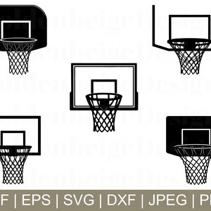 Basketball Hoop Svg, Basketball Hoop Vector, Basketball Hoop Cut File, Basketball Cricut, Jpeg, Png