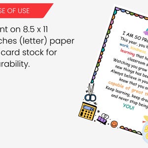 End of School Year Editable Letter for Students Last Day of School ...