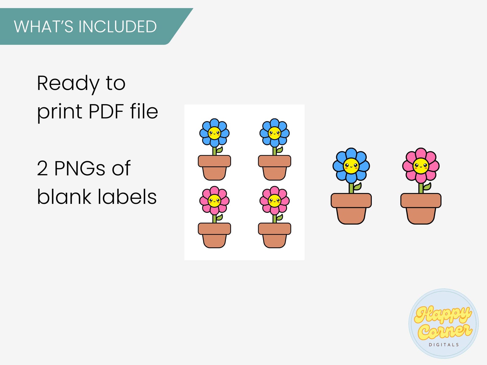 Springtime Cubby Labels Spring Flower Pot Cubby Name Tags Editable Student Name Tags for Kids ...
