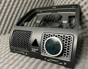 Golf 5 mellangauge guldfärgad för luftventil LITEN HONEYCOMB-design