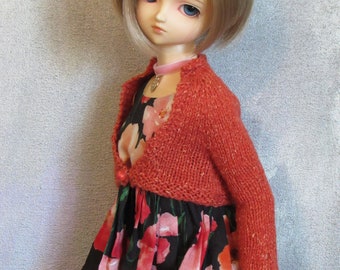 Handknitted shrug for 60cm SD BJD girls, Miss Susanna