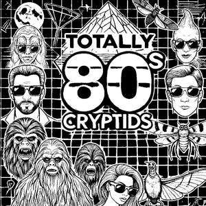 80s Cryptids Coloring Book | Instant Digital Download | Printable PDFs for Cryptid Lovers