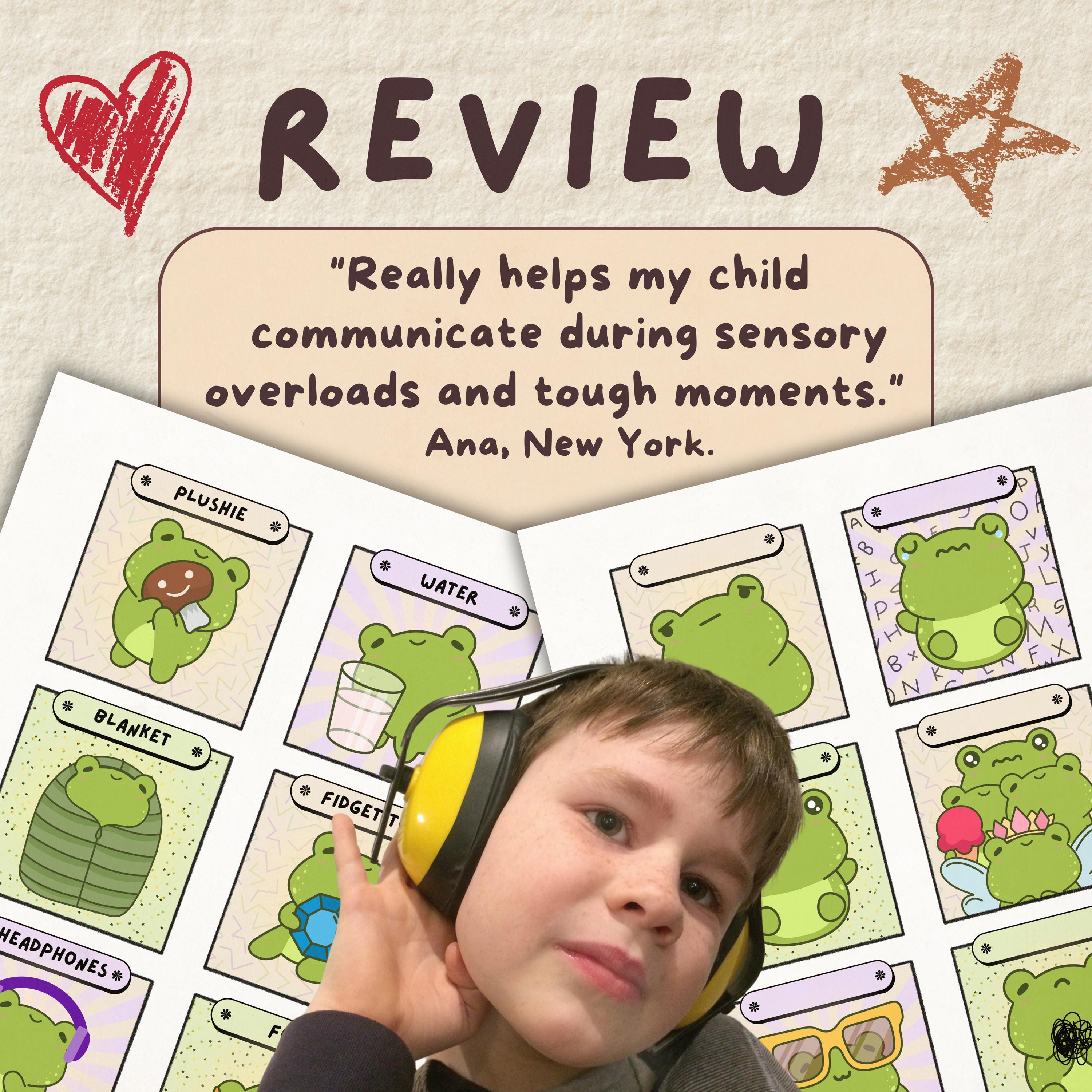 Autism Communication Cards for Kids – Non Verbal Aid for Meltdowns ...