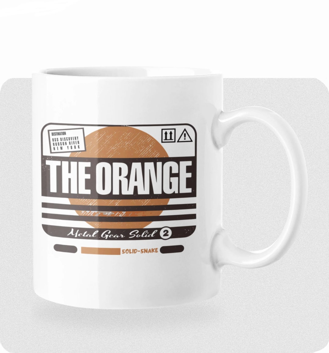 Metal Gear Solid Mug the Orange, Metal Gear Solid Merchandise, Metal ...