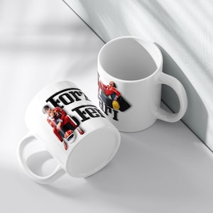 Forza Ferrari Ceramic Coffee Mug, Ferrari Formula 1 Drivers Cup, Scuderia Ferrari Coffee Mug, F1 Tifosi, Lewis Hamilton Charles Leclerc