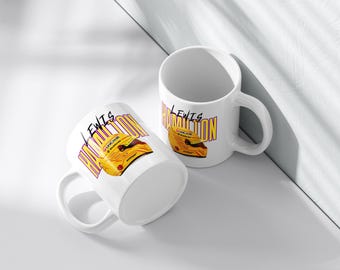 Lewis Hamilton Helmet Ceramic Coffee Mug, F1 Driver Lewis Hamilton Cup, Gift for Racing Fans