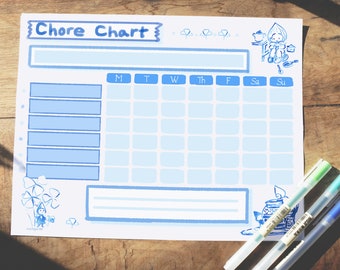 roommate chore chart etsy printable roommate chore chart