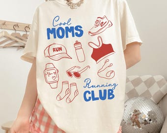 Cool Moms Running Club Shirt Running Mom Shirt Mothers Day Gift For Mom Runner Gift Shirt Marathon Mom Shirt Fitness Mom Shirt Cute Mom Tee