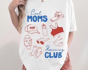 Cool Moms Running Club Shirt Running Mom Shirt Mothers Day Gift For Mom Runner Gift Shirt Marathon Mom Shirt Fitness Mom Shirt Cute Mom Tee