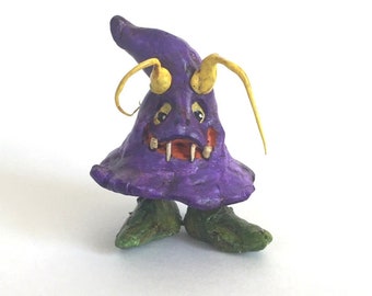 Lori Gutierrez "Mini Monster" Original-Skulptur - OOAK Kunst!