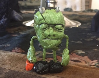 Lori Gutierrez "Mini Frankenstein" Original Sculpture - OOAK Art!