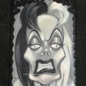 Lori Gutierrez OOAK Art - Cruella de Vil Magnet!!