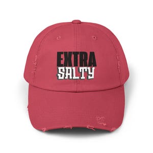 Extra Salty Unisex Distressed Cap