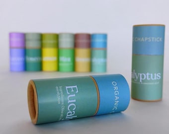 Eucalyptus Lip Balm, Herbal and All Natural Lip Balm, Say No to