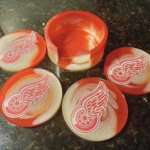NHL Coasters Detroit Red Wings