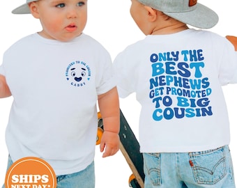 Personalized Big Cousin Shirt, Youth & Toddler Tee, Pregnancy Announcement Onesie Gift