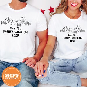 Family Vacation 2025 T-Shirt, Custom Matching Shirts, Comfort Colors Trip Tee, Camping Family Shirts, Mountain Vacation Shirt, Group Travel