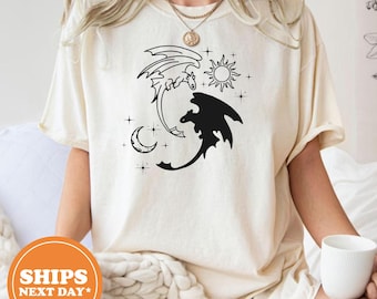 Dragon Lover Comfort Colors Tee, Fantasy Graphic Shirt