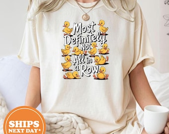 Funny Duck Graphic Tee, Comfort Colors Snarky Animal Shirt