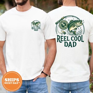 Reel Dad Fishing T-Shirt: Bass Graphic Tee, Father's Day Gift