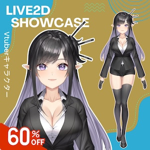 vtuber commission vtuber model custom female or male | live2d model | vtuber design | twich vtuber | vtuber asset | vbridger | vtuber custom