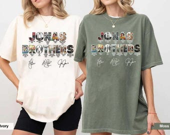 Comfort Colors Jonas Bros 20th Annivesary Tour 2025, Vintage Jonas Brothers Tour Shirt, Jonas Brother Merch, Jonas Brother Unisex T-shirt