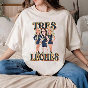 Vintage Tres Leches Shirt, Lexie Hull Shirt, Sophie Cunningham Tee, Step Sisters Shirt, Indiana Fever Trio, Tres Leches Basketball Shirt