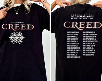 Creed Summer Tour Shirt 2025, Creed 3 Doors Down Daughtry Marmoth Big Wreck Tour, 2 sided Creed Tour 2025 Shirt, Creed Summer of 99 Tour