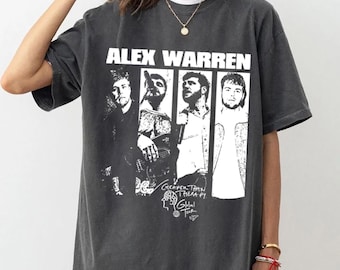 Alex Warren Tour 2025 Vintage Shirt, Alex Warren Graphic Shirt Fan Gift Official Merch, Music Fan Shirt