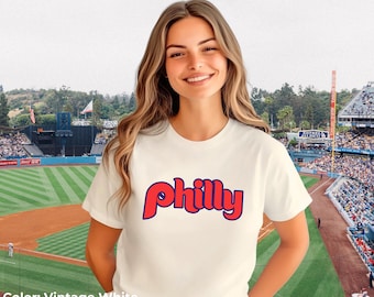 Retro Philadelphia Baseball-T-shirt - Philadelphia-shirt vintagestijl