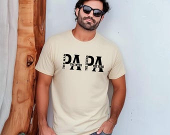 Best PAPA Ever Shirt, Cool Grandpa Gift, Father’s Day Shirt for PAPA, Retro PAPA Tee, Papá Shirts Ideas, Super Papa Shirts, Fathers Day Tees