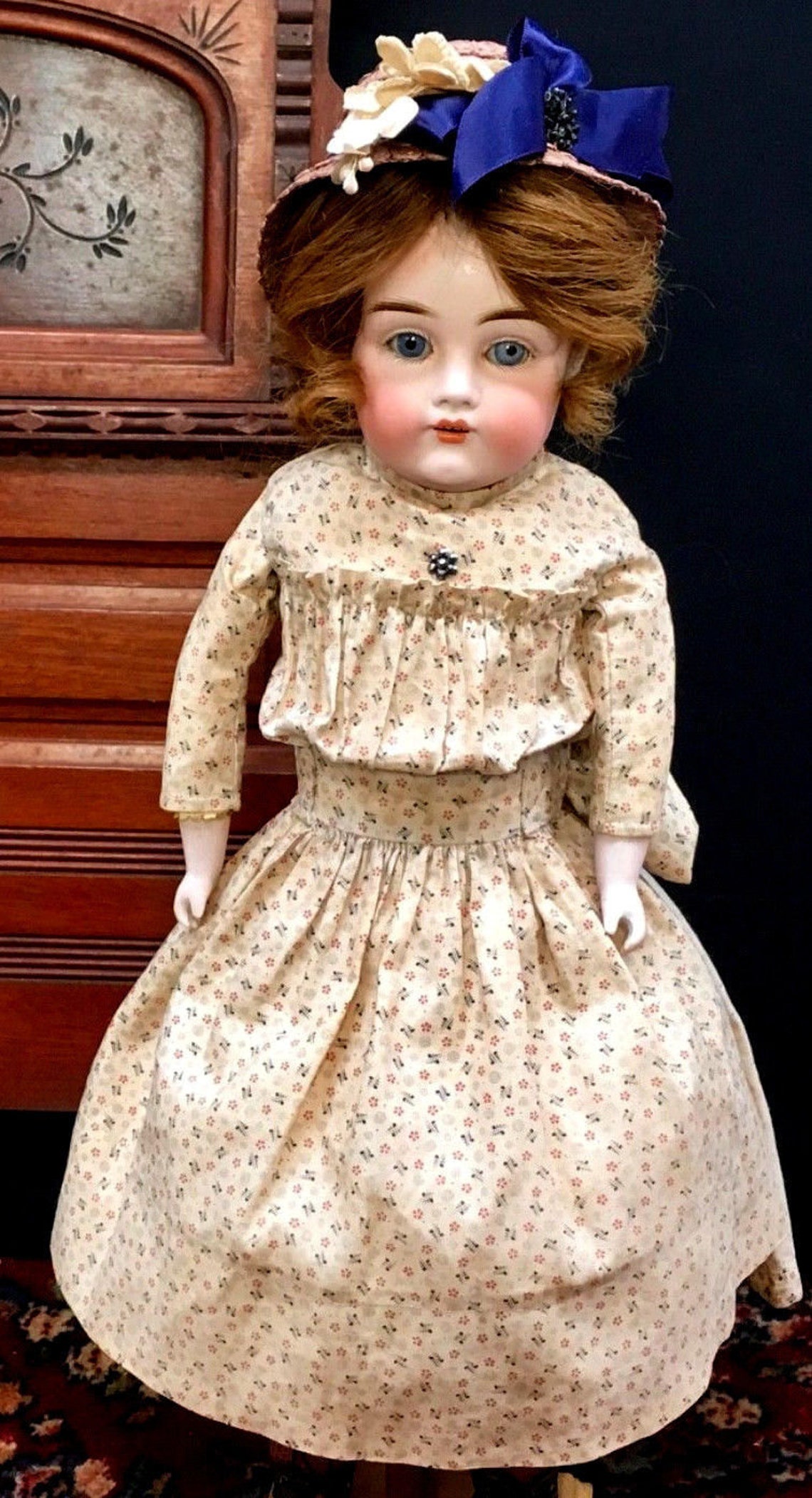 STUNNING 17 Auburn Doll KESTNER 154 JDK Antique Etsy