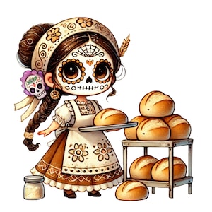 day-of the dead png,La Catrina PNG, Dia de los Muertos, Mexican sugarskull, calavera clipart, girly halloween, decorative skeleton