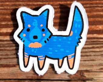 Blue Heeler / Australian Cattle Dog Sticker! Cute n Funny Pet-Parent Gift || Perfect for Laptops, Water bottles, Phones, and More!