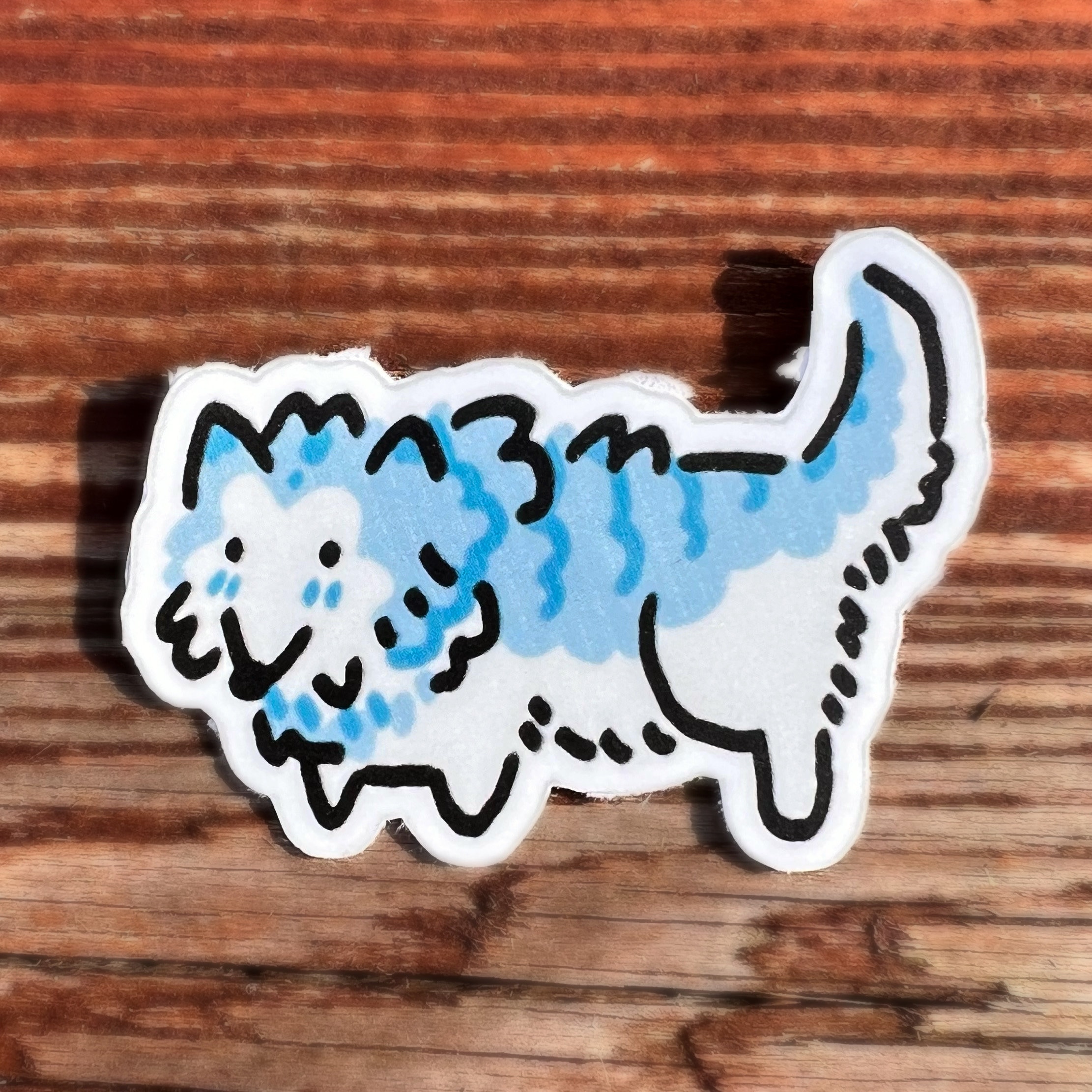 Fluffy Malamute Sticker! Cute n Funny Pet-Parent Gift || Perfect for Laptops, Water bottles, Phones, and More!